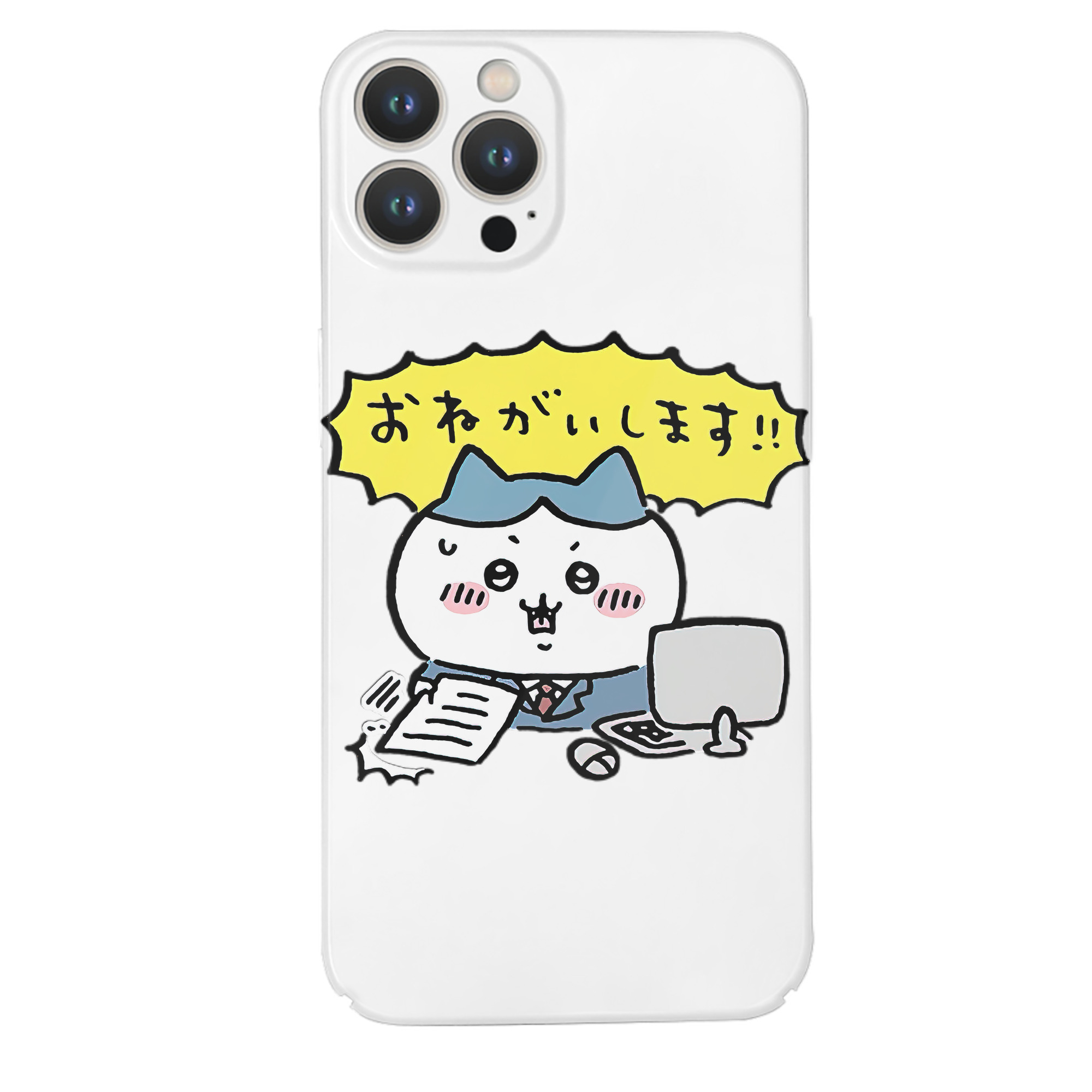 （画像用） ちいかわ ハチワレ Chii-kawa hachiware 【iPhone 14シリーズ対応】ハードケース